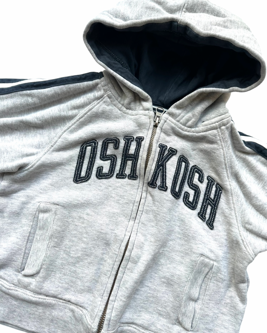 Oshkosh grey logo hoodie