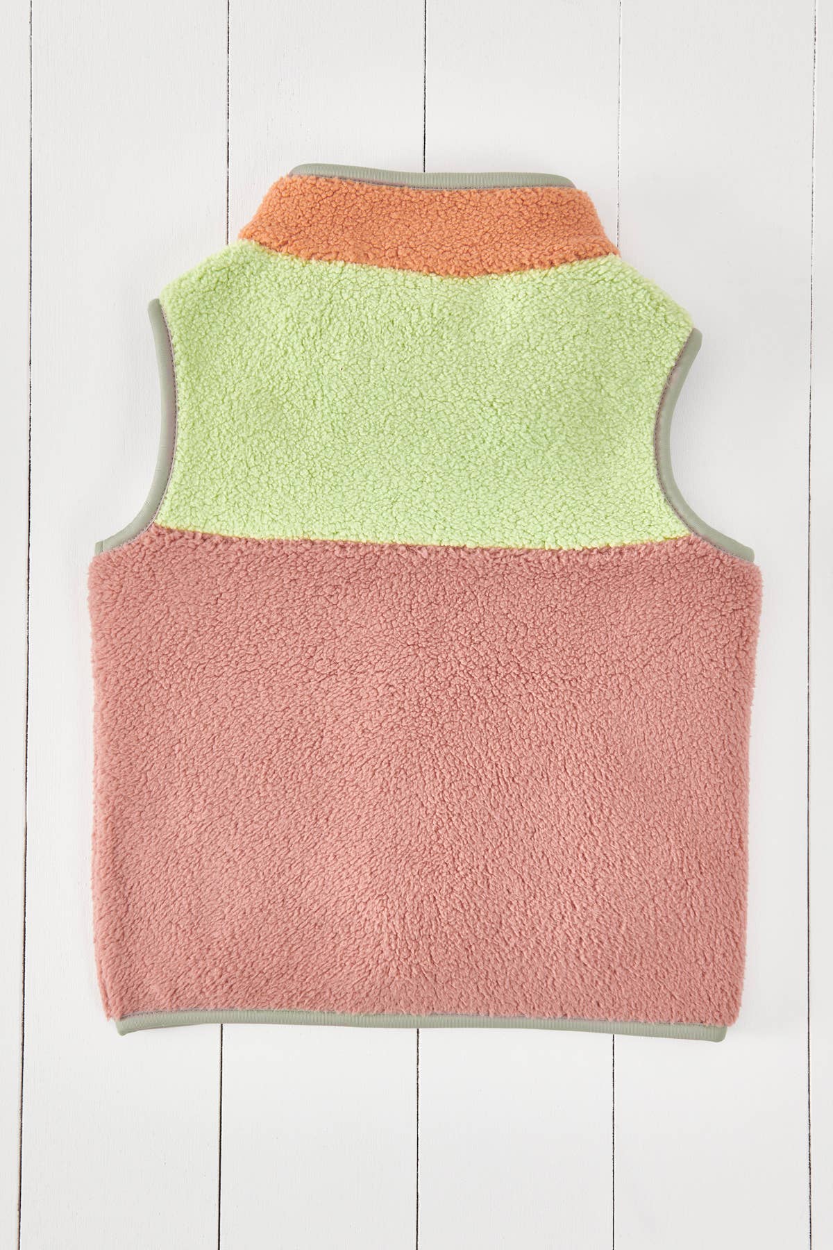 Aurora Pink Kids Borg Gilet