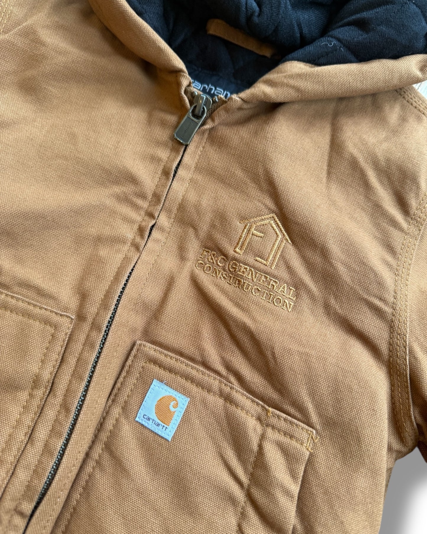 Carhartt kids active jacket in tan