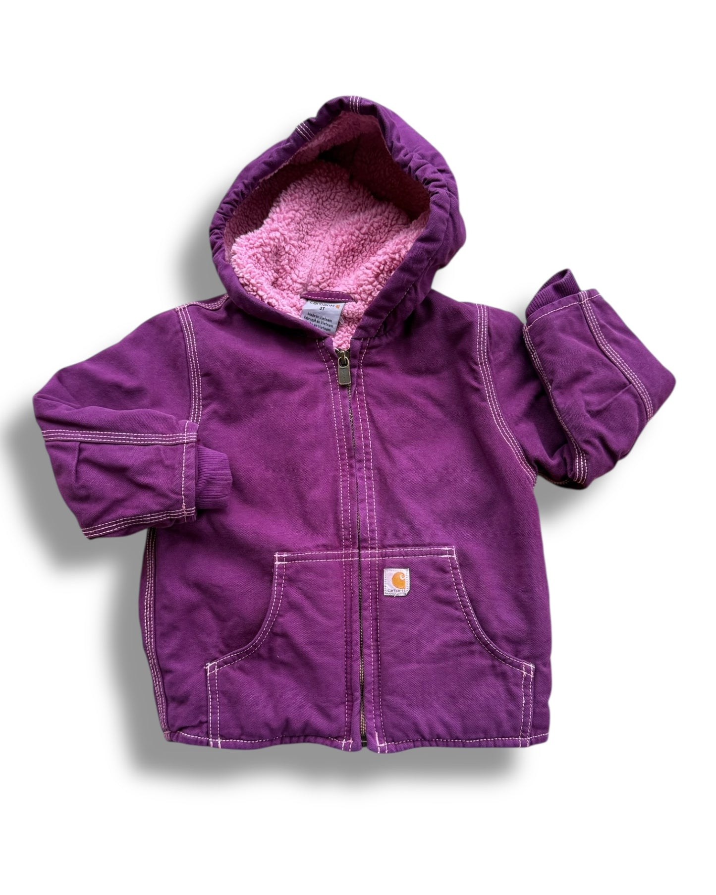 Carhartt kids active jacket in purple