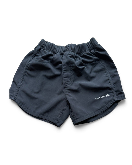 Vintage Carhartt kids running shorts in black