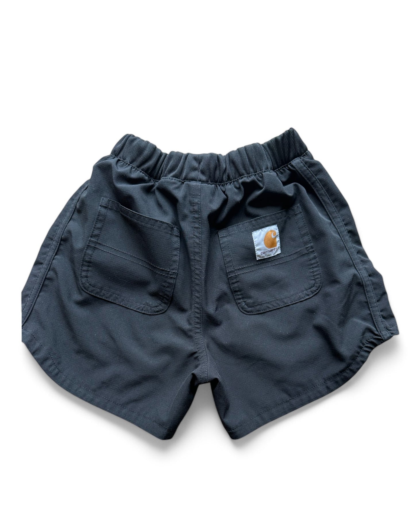 Vintage Carhartt kids running shorts in black