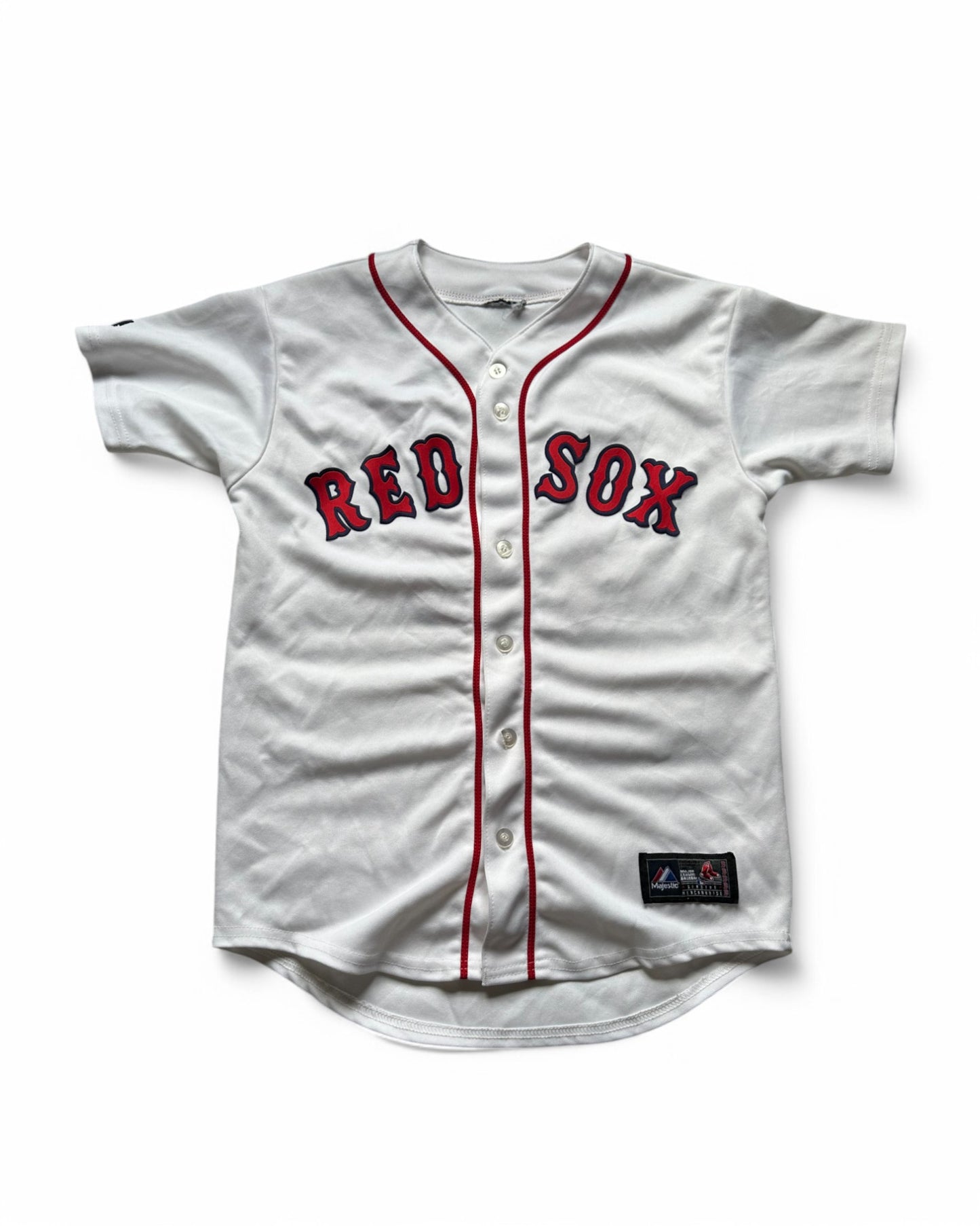 Vintage Majestic Boston Red Sox 'Pedroia' jersey (14-16yrs)