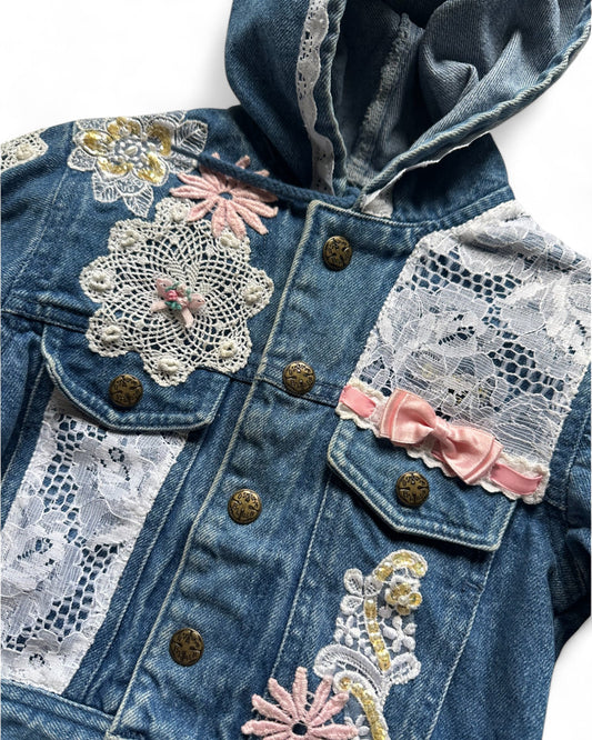 Vintage Oshkosh embroidered denim jacket