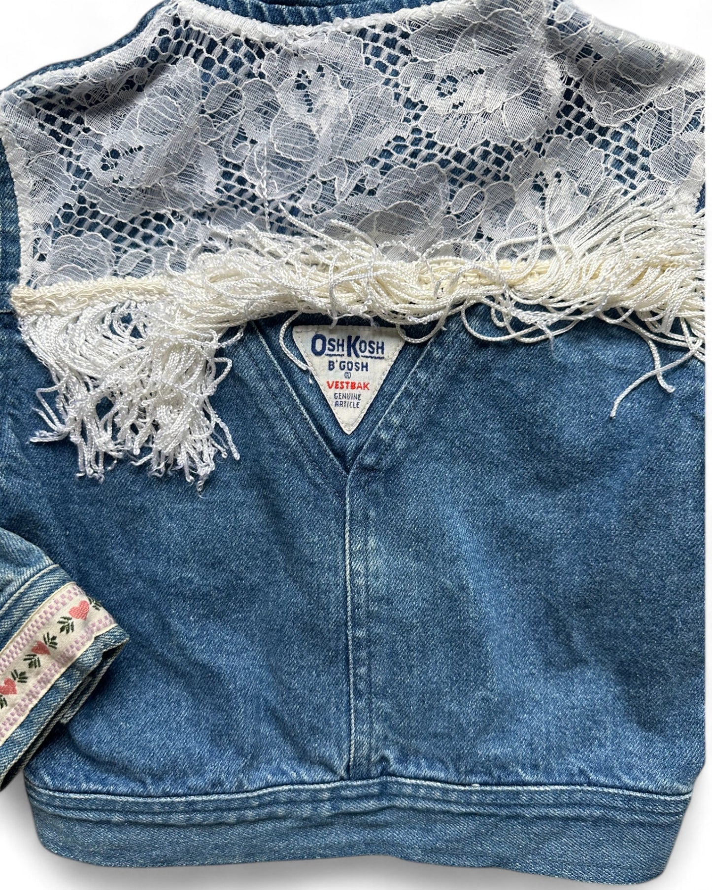 Vintage Oshkosh embroidered denim jacket