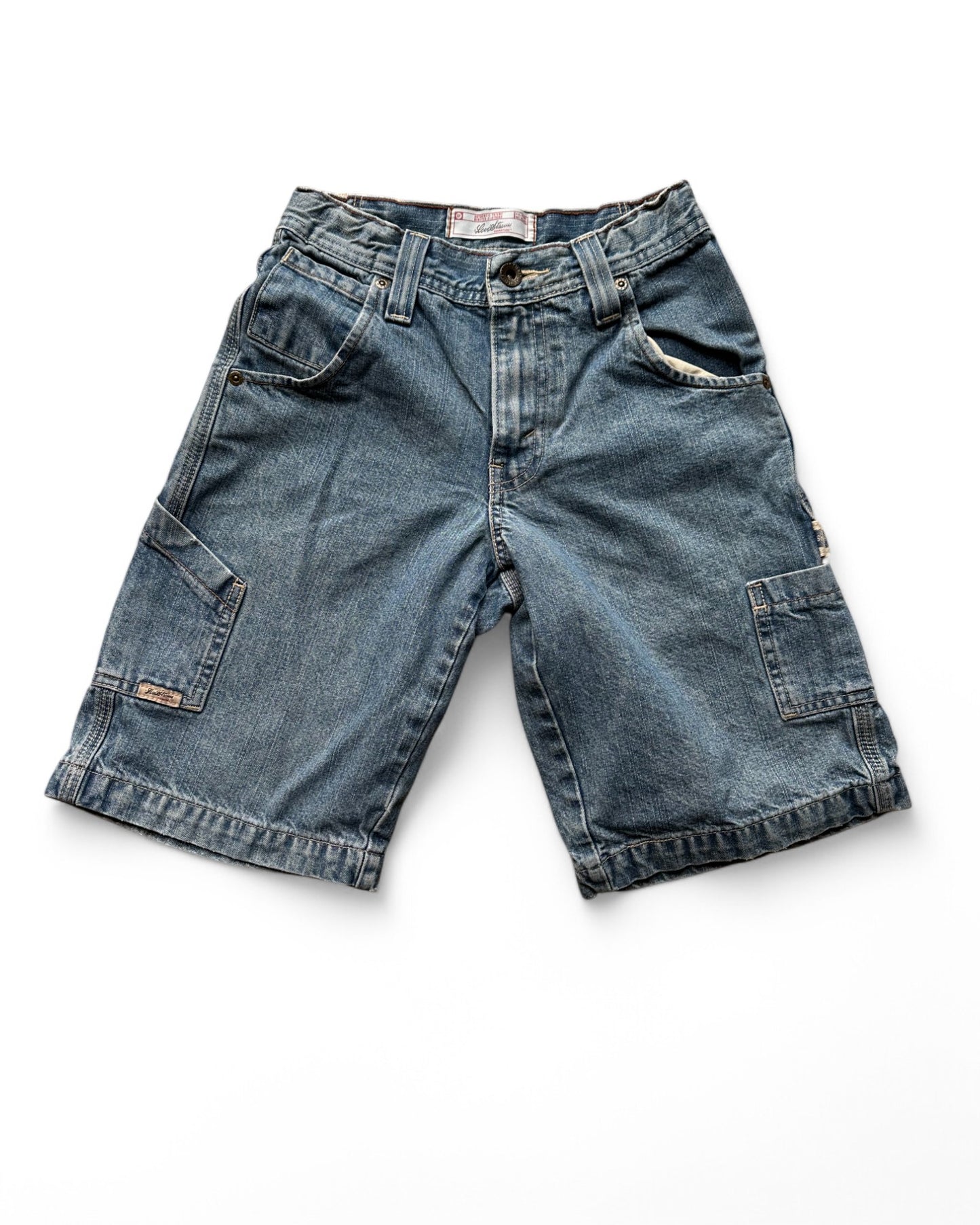 Vintage 90s Levi's denim cargo shorts (9-10yrs)