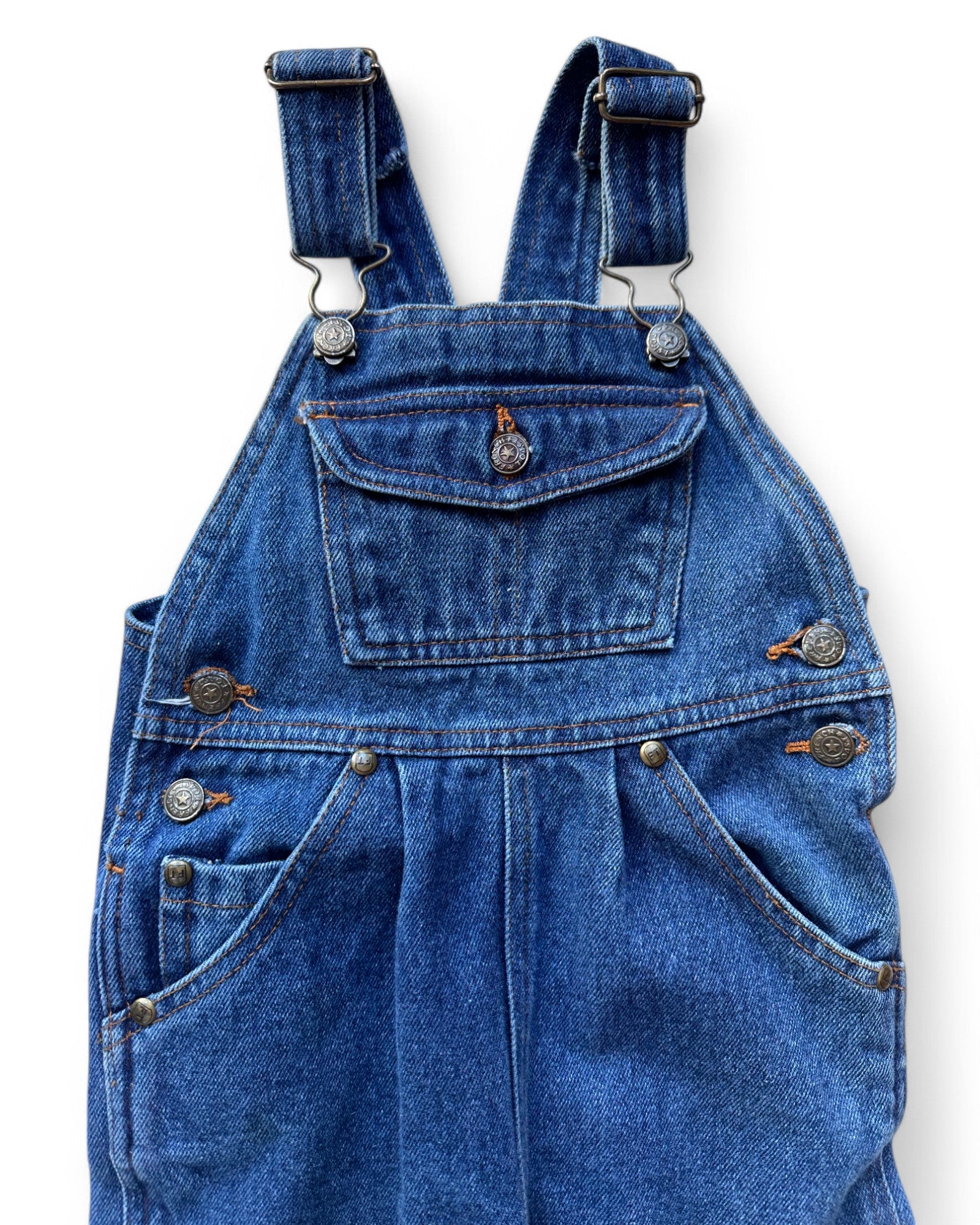 French toast denim toddler dungarees
