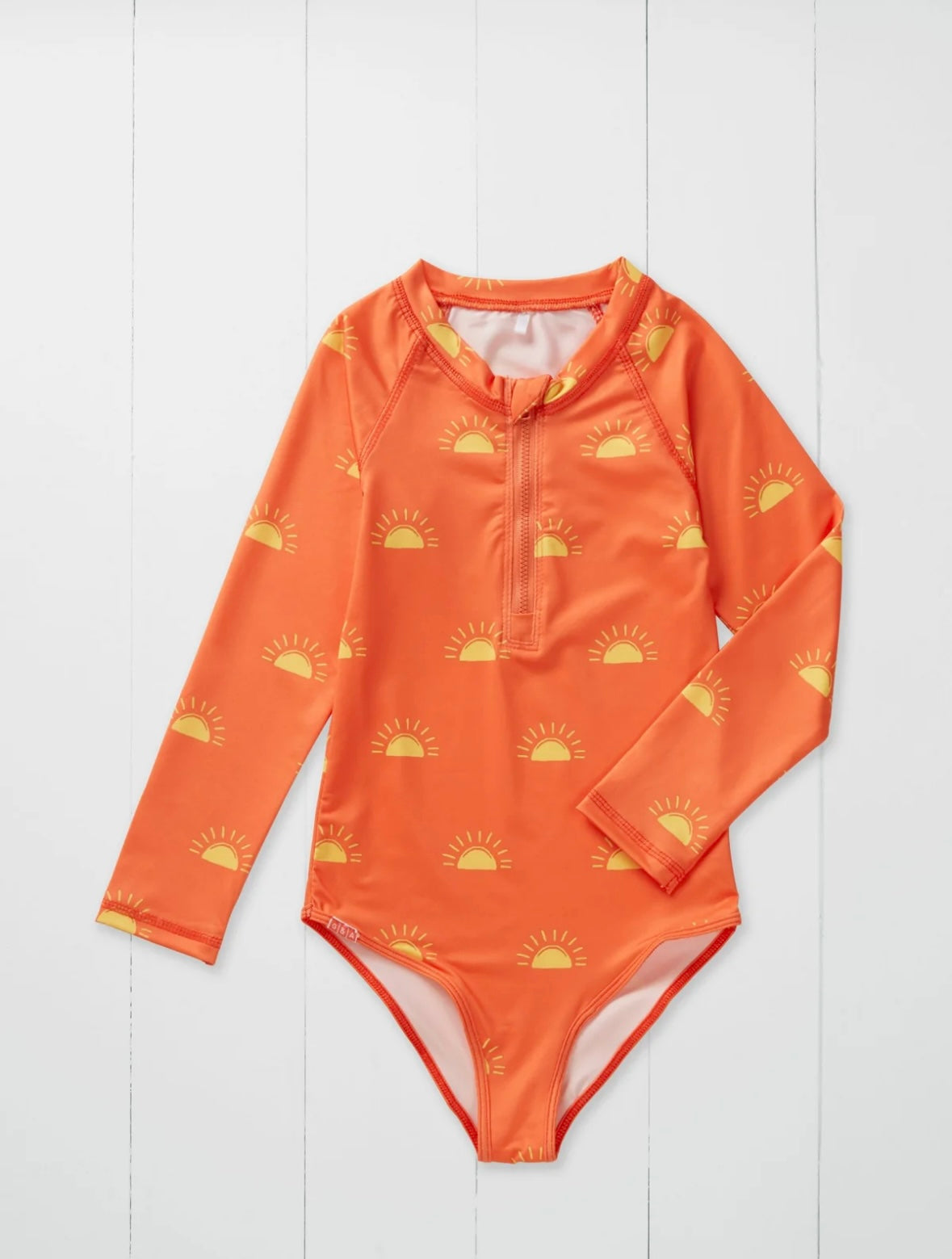 Grass & Air sun print long sleeve swimsuit