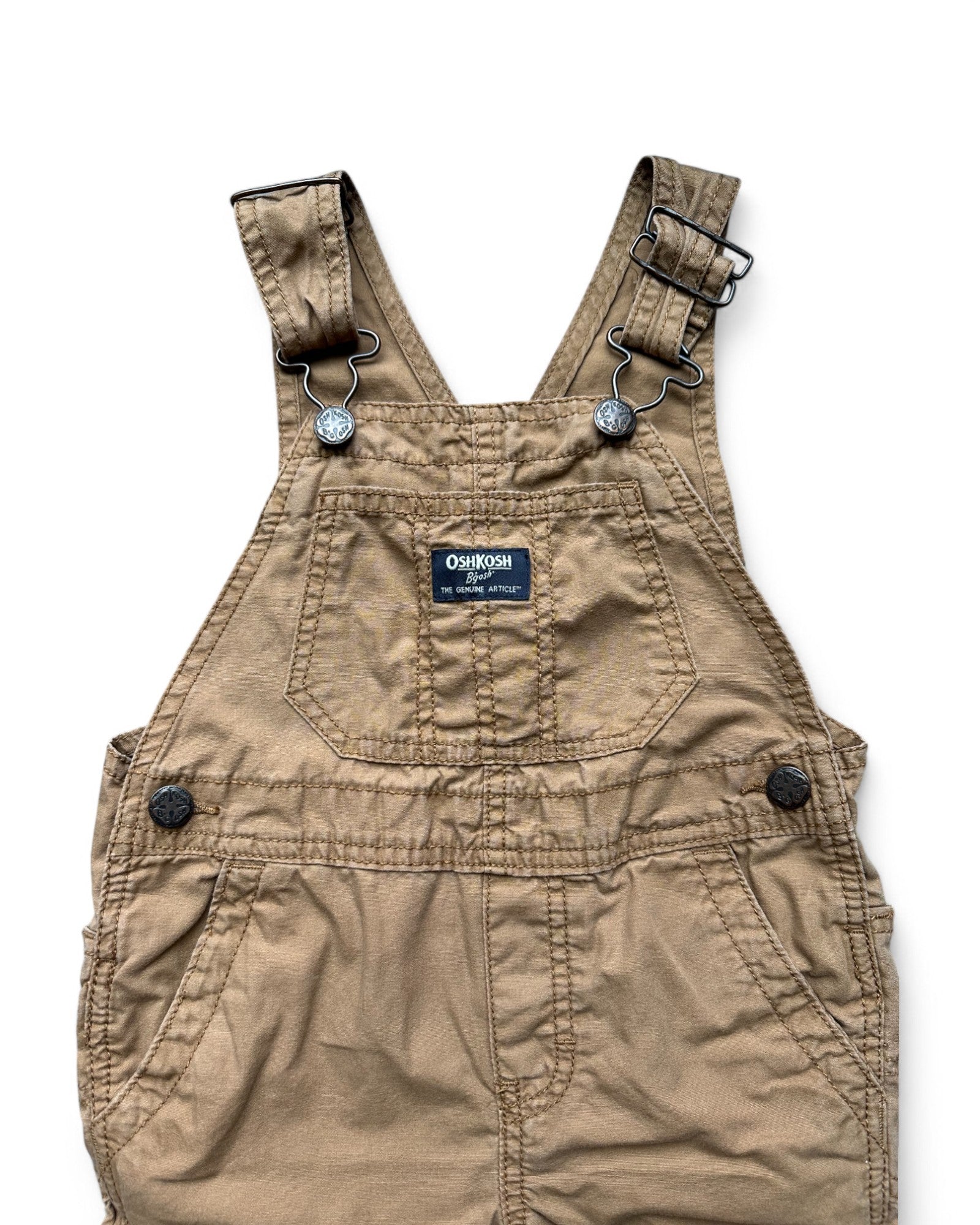 OshKosh B'Gosh tan toddler dungarees 