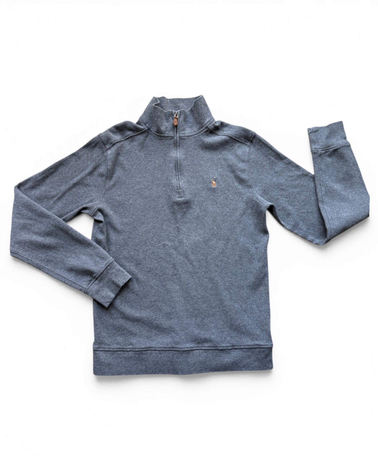 Ralph Lauren Polo Quarter Zip Kids Cotton Sweatshirt