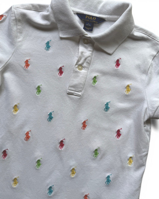 Ralph Lauren Polo Short Sleeve Cotton Shirt in white