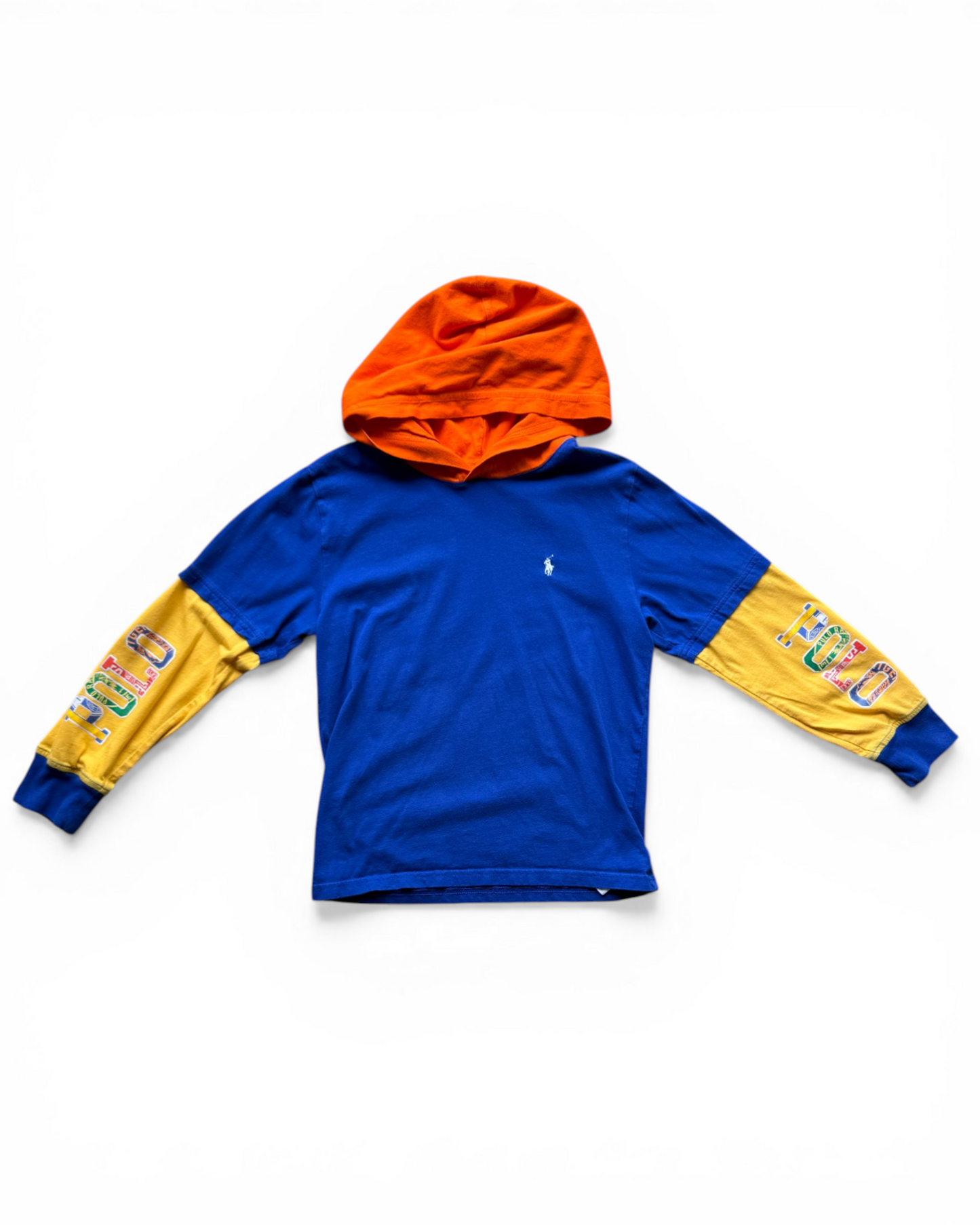 Ralph Lauren Polo Hooded Cotton Long Sleeve Top