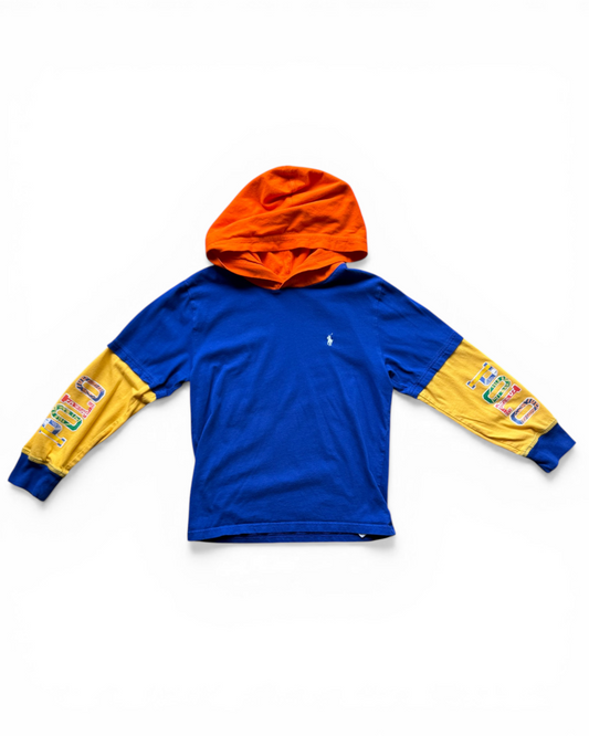 Ralph Lauren Polo Hooded Cotton Long Sleeve Top