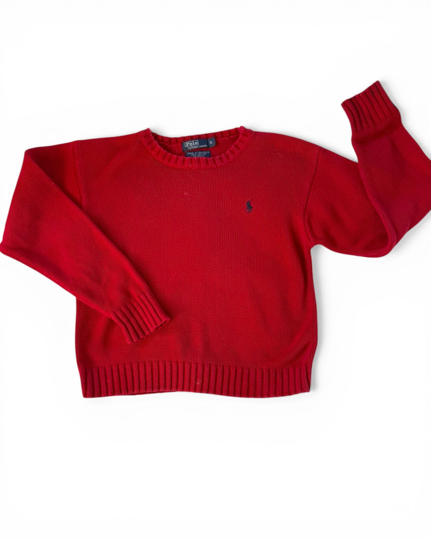 Ralph Lauren Polo Crew Neck Cotton Sweater