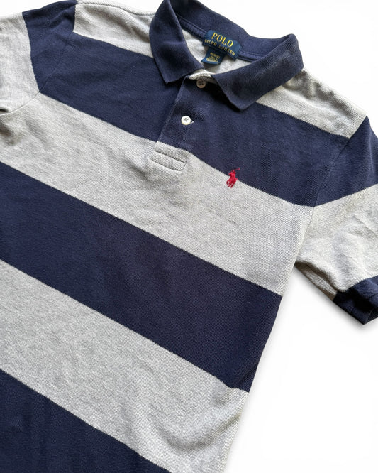 Ralph Lauren Polo Striped Cotton Mesh Kids Polo Shirt