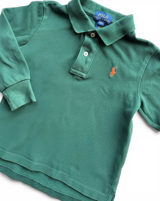 Ralph Lauren Polo Mesh Cotton Long Sleeve Kids Polo Shirt