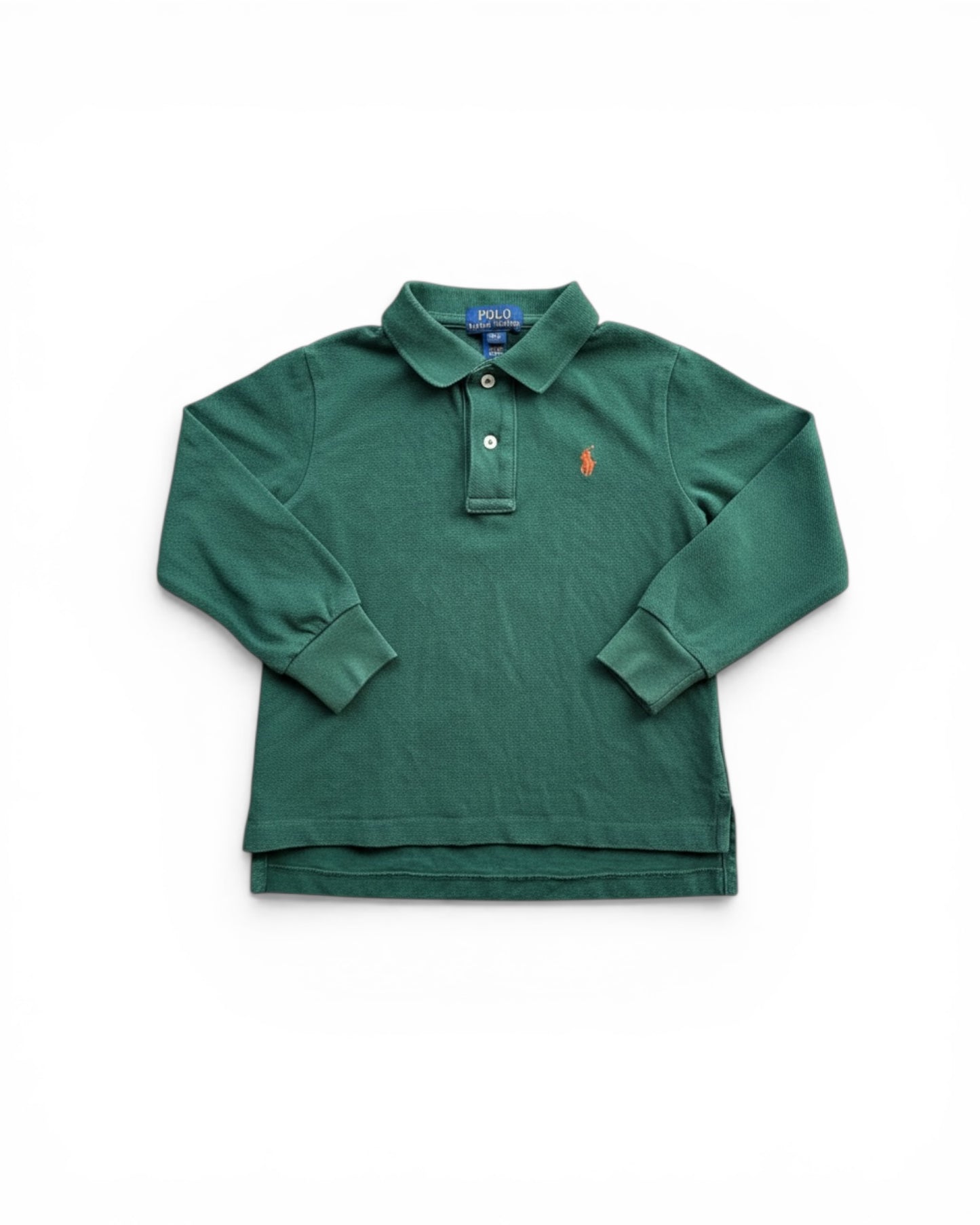 Ralph Lauren Polo Mesh Cotton Long Sleeve Kids Polo Shirt