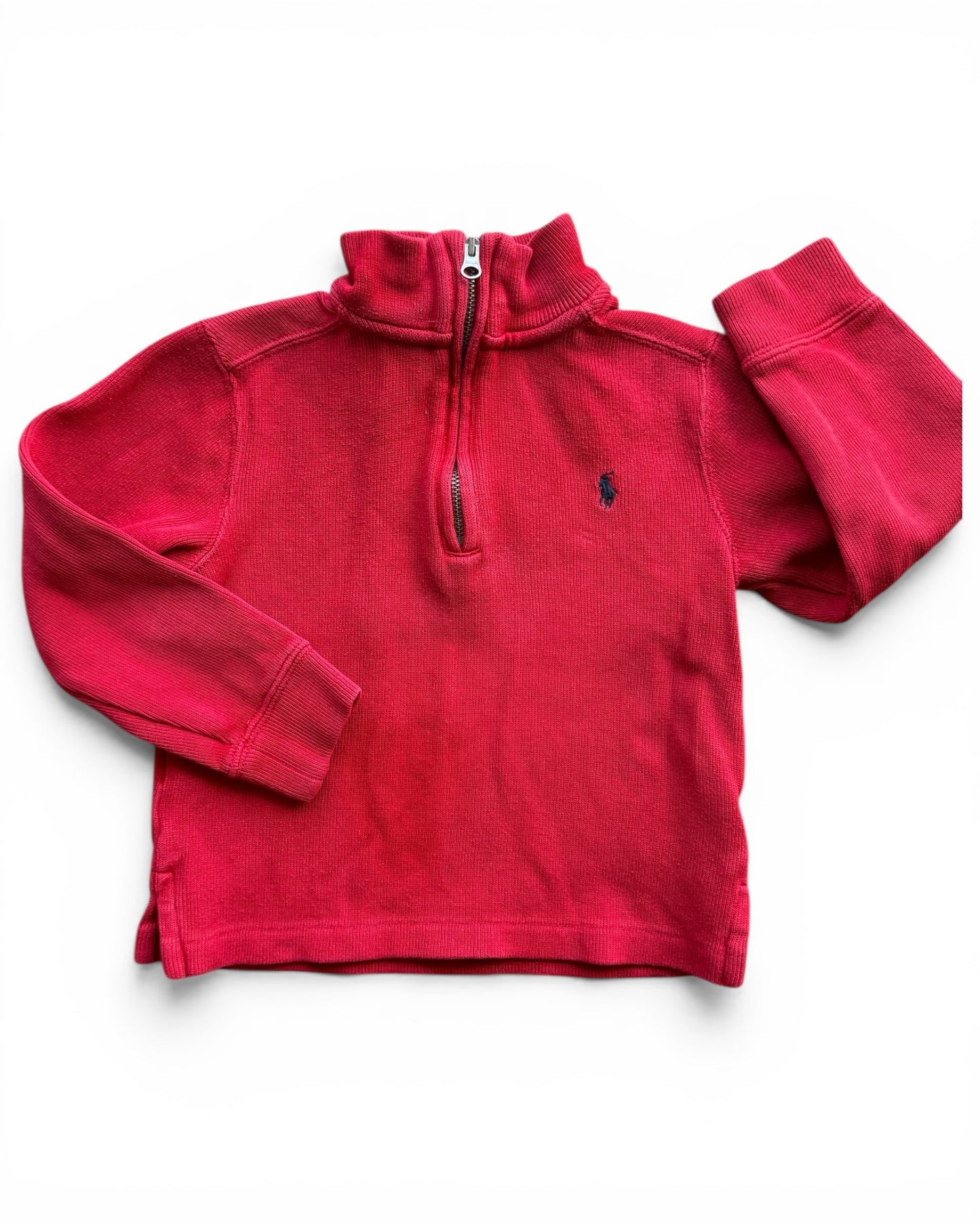 Ralph Lauren Polo Quarter Zip Cotton Kids Pullover