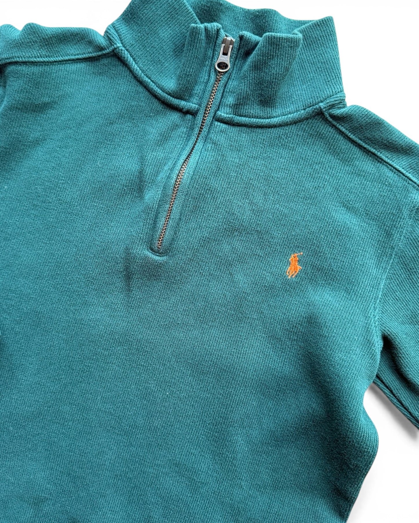 Ralph Lauren Polo Quarter Zip Cotton Kids Pullover