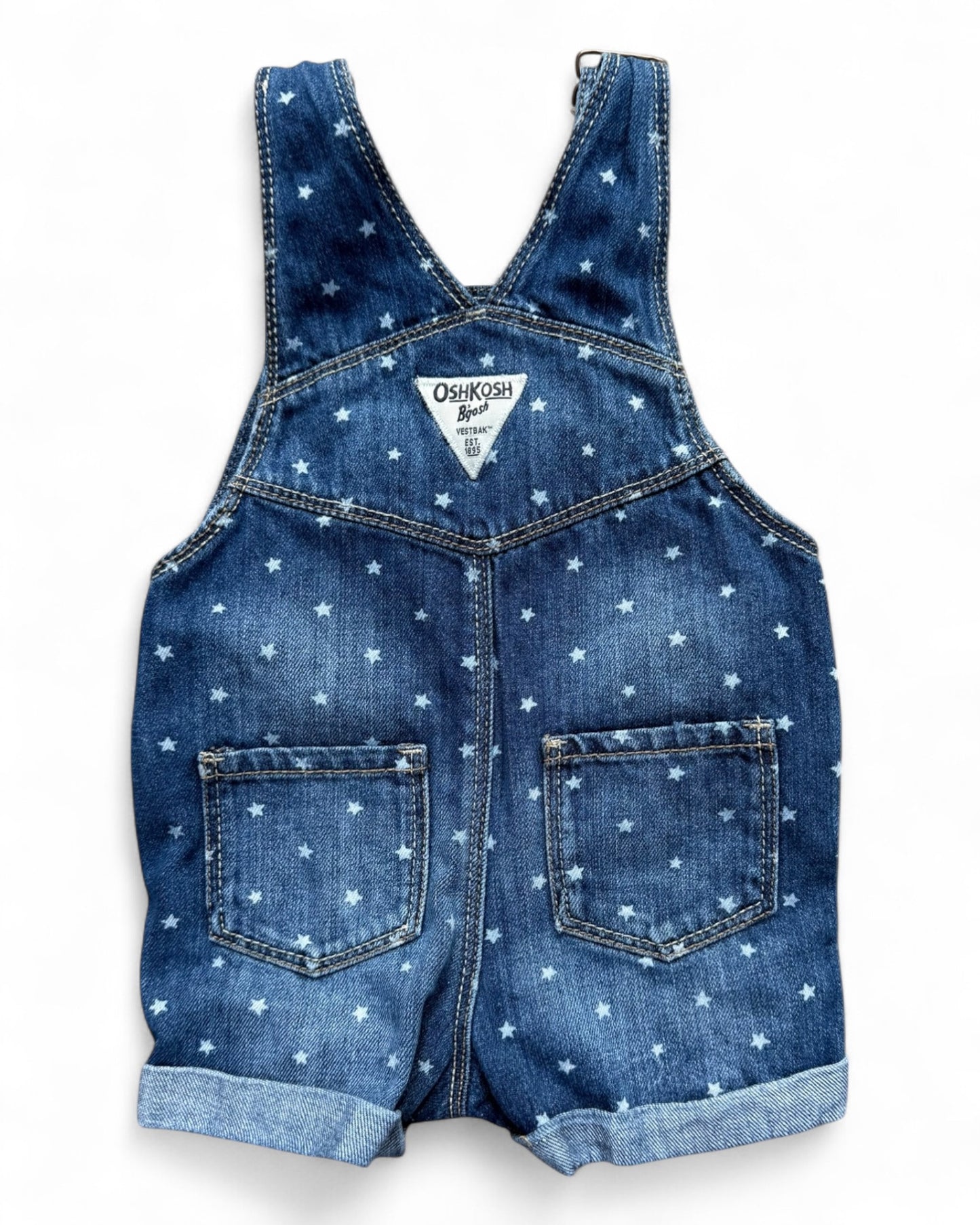 Oshkosh B'Gosh star print short dungarees