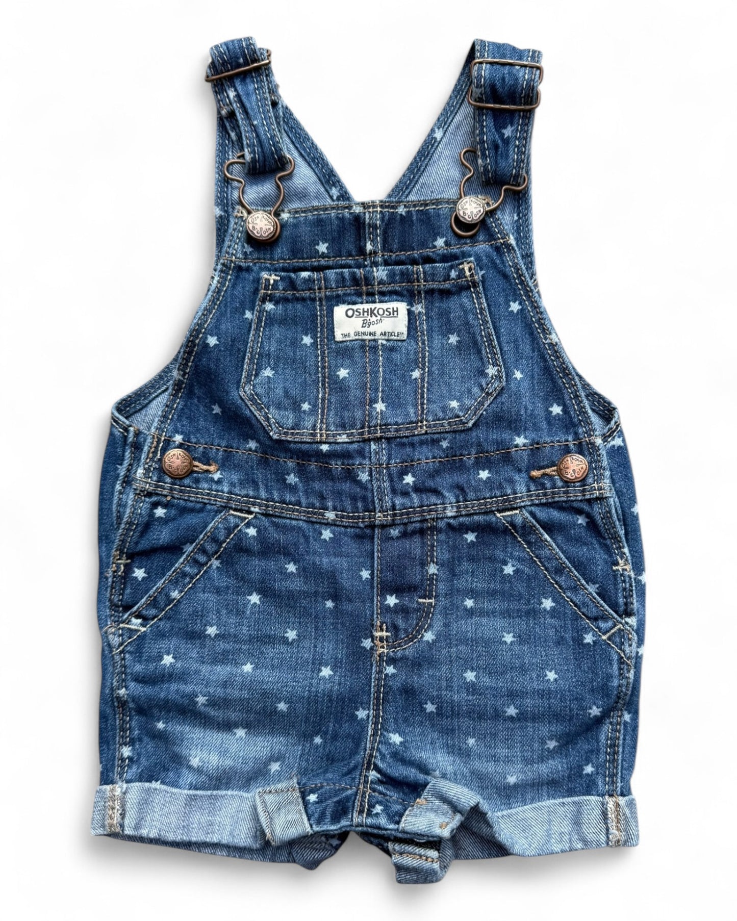 Oshkosh B'Gosh star print short dungarees