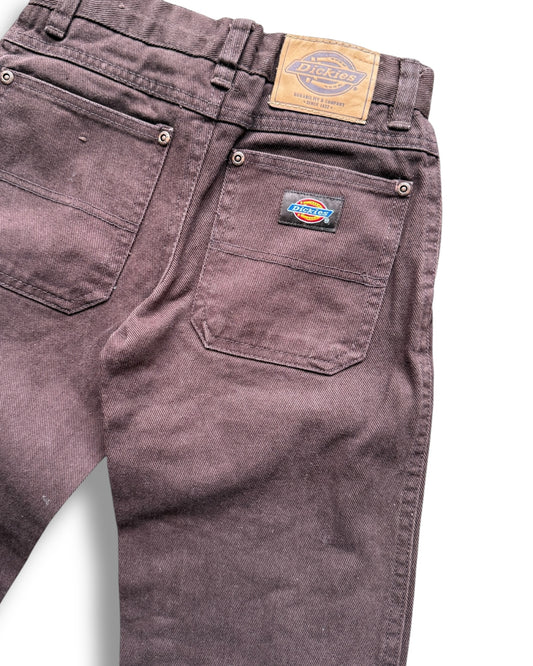 Dickies kids jeans in chocolate brown