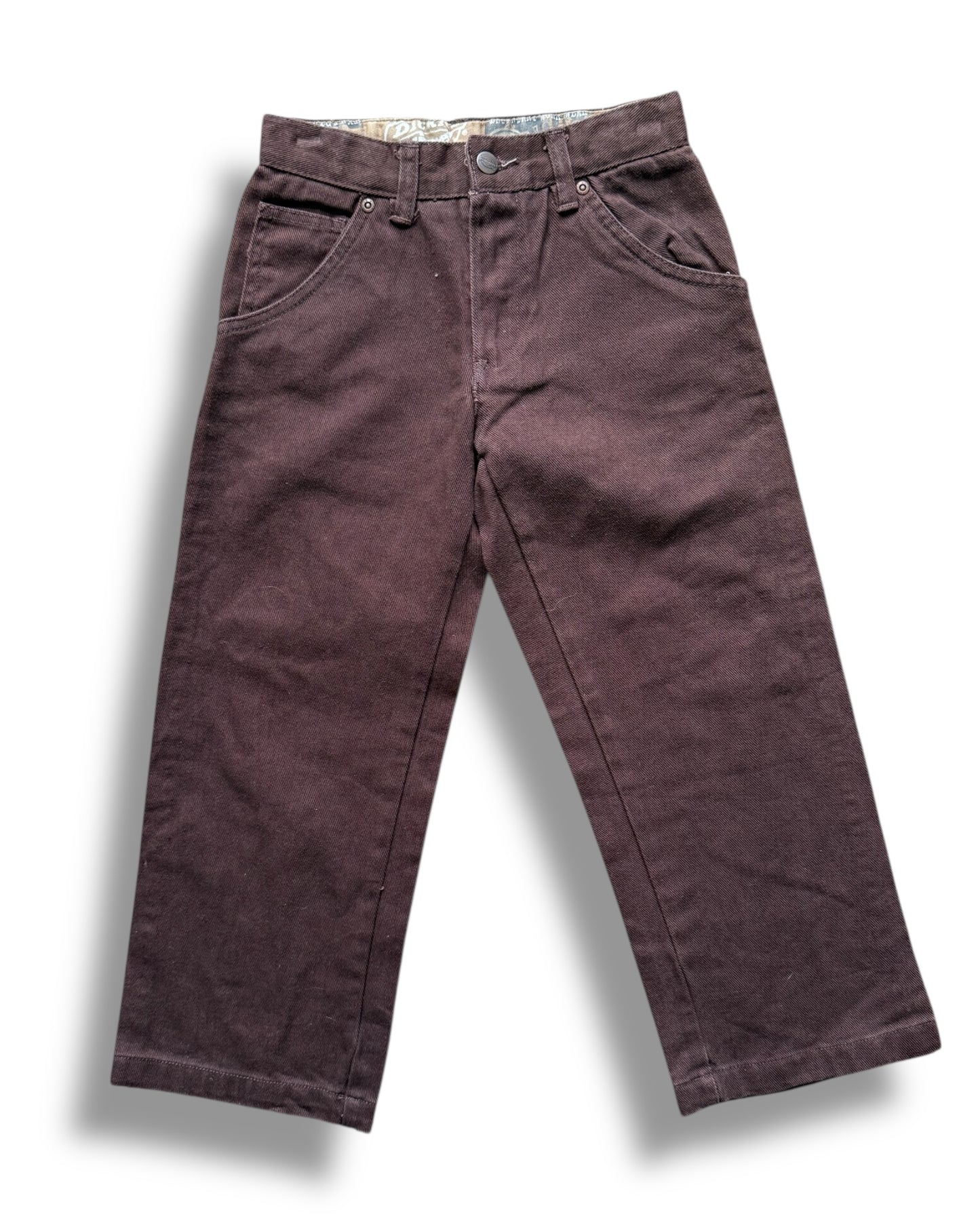 Dickies kids jeans in chocolate brown