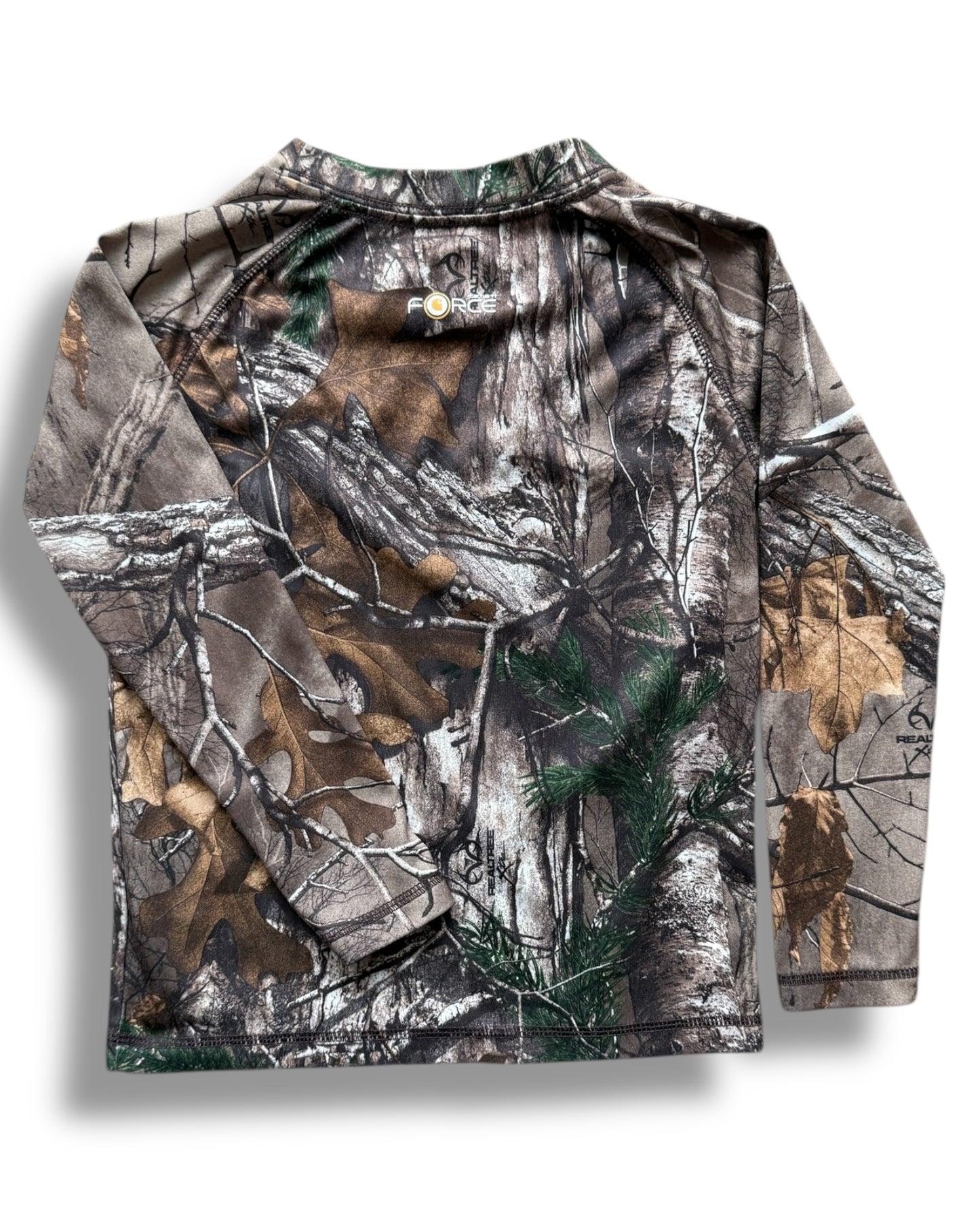 Carhartt kids real tree camo printed dry fit long sleeve top