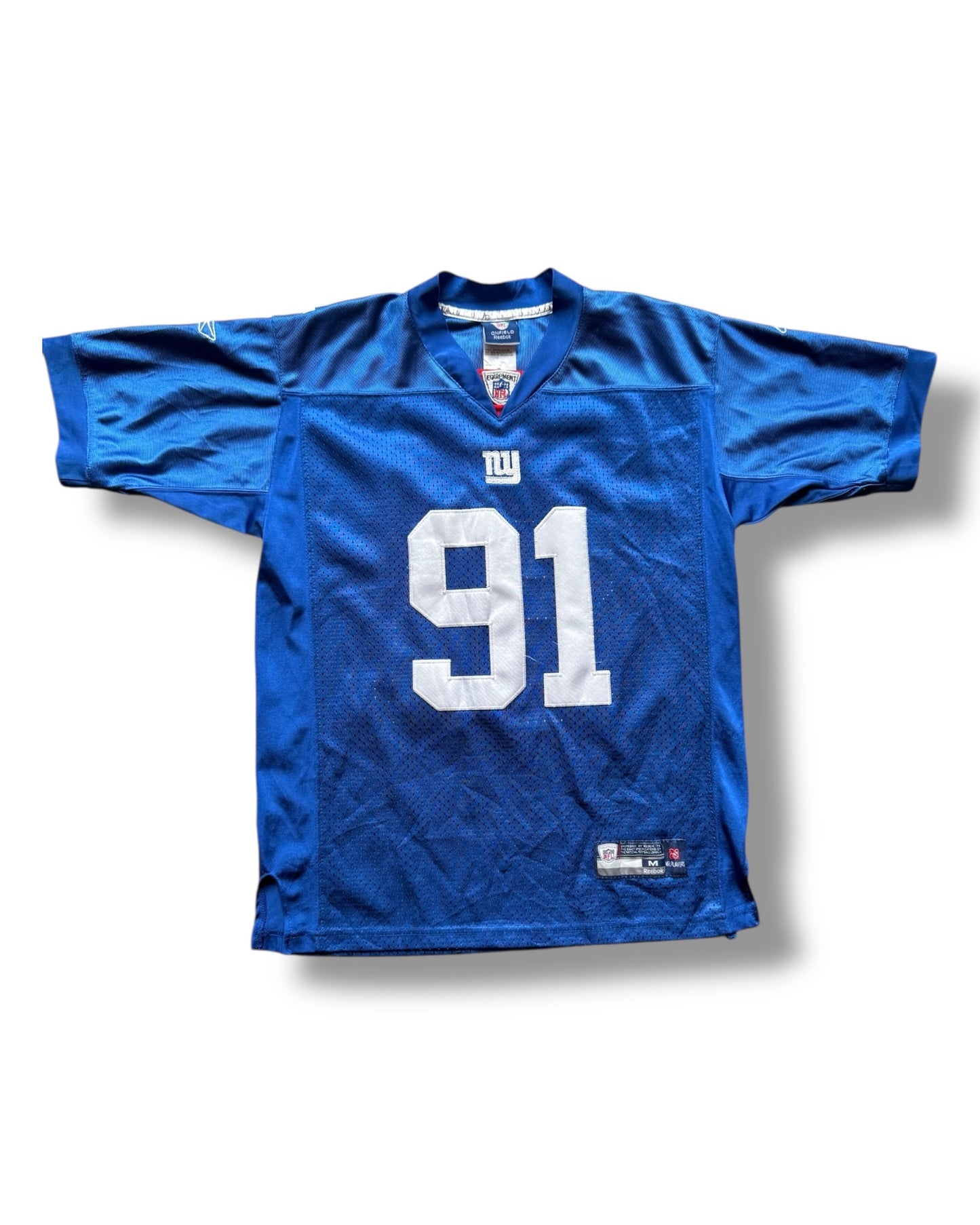 Reebok NFL NY Giants #91 'Tuck' kids football jersey