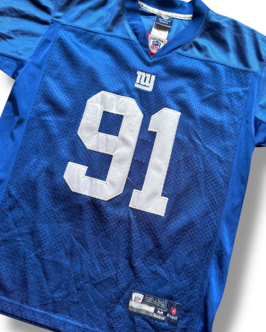 Reebok NFL NY Giants #91 'Tuck' kids football jersey
