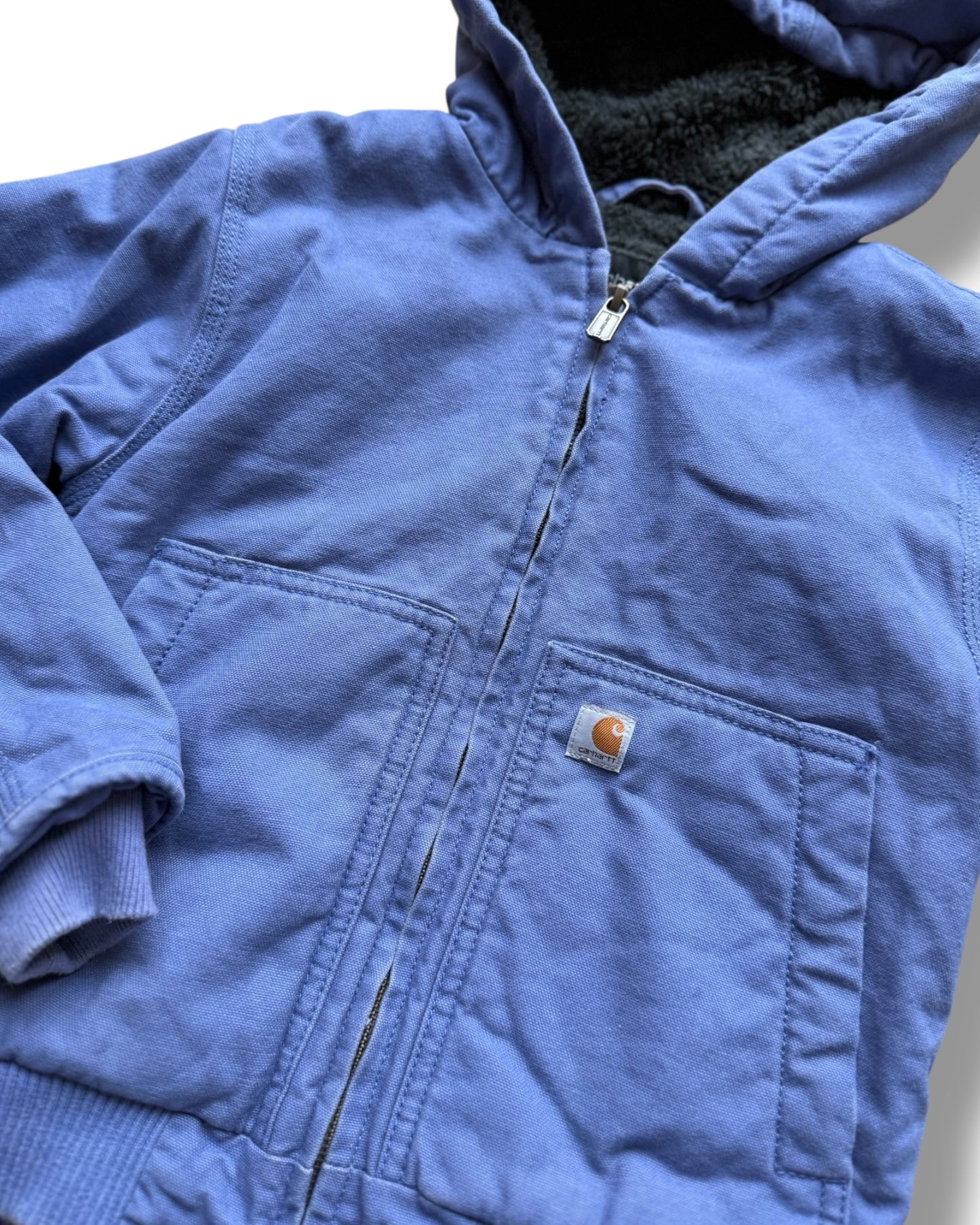 Carhartt kids active jacket in periwinkle blue