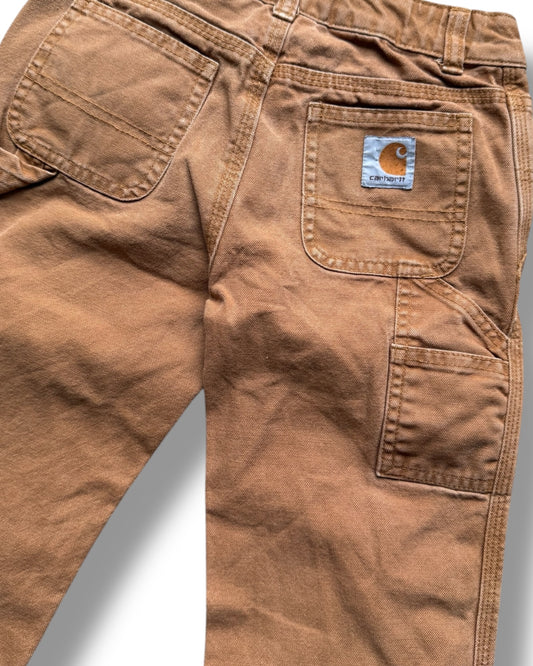 Carhartt kids carpenter jeans in tan