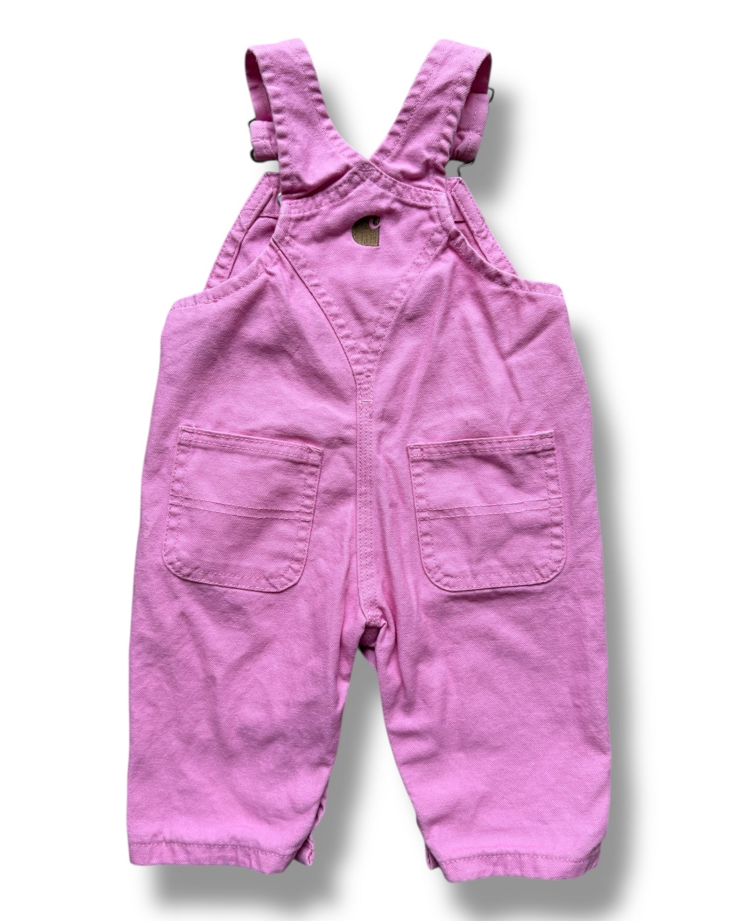 Carhartt baby workwear dungarees in pink