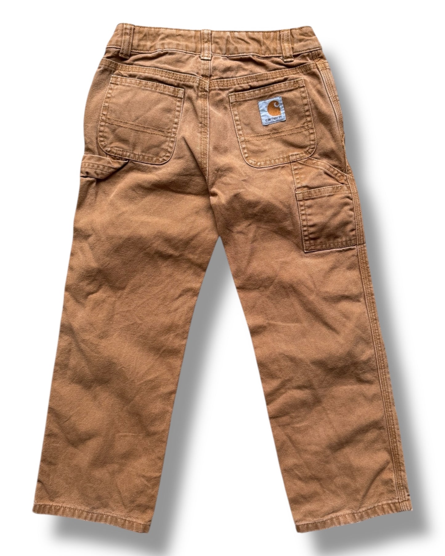 Carhartt kids carpenter jeans in tan