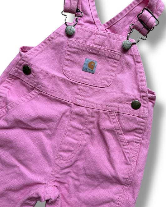 Carhartt baby workwear dungarees in pink