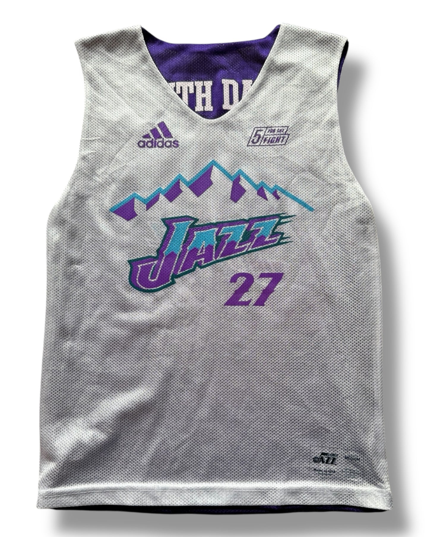 Adidas Utah Jazz South Davis kids basketball jersey