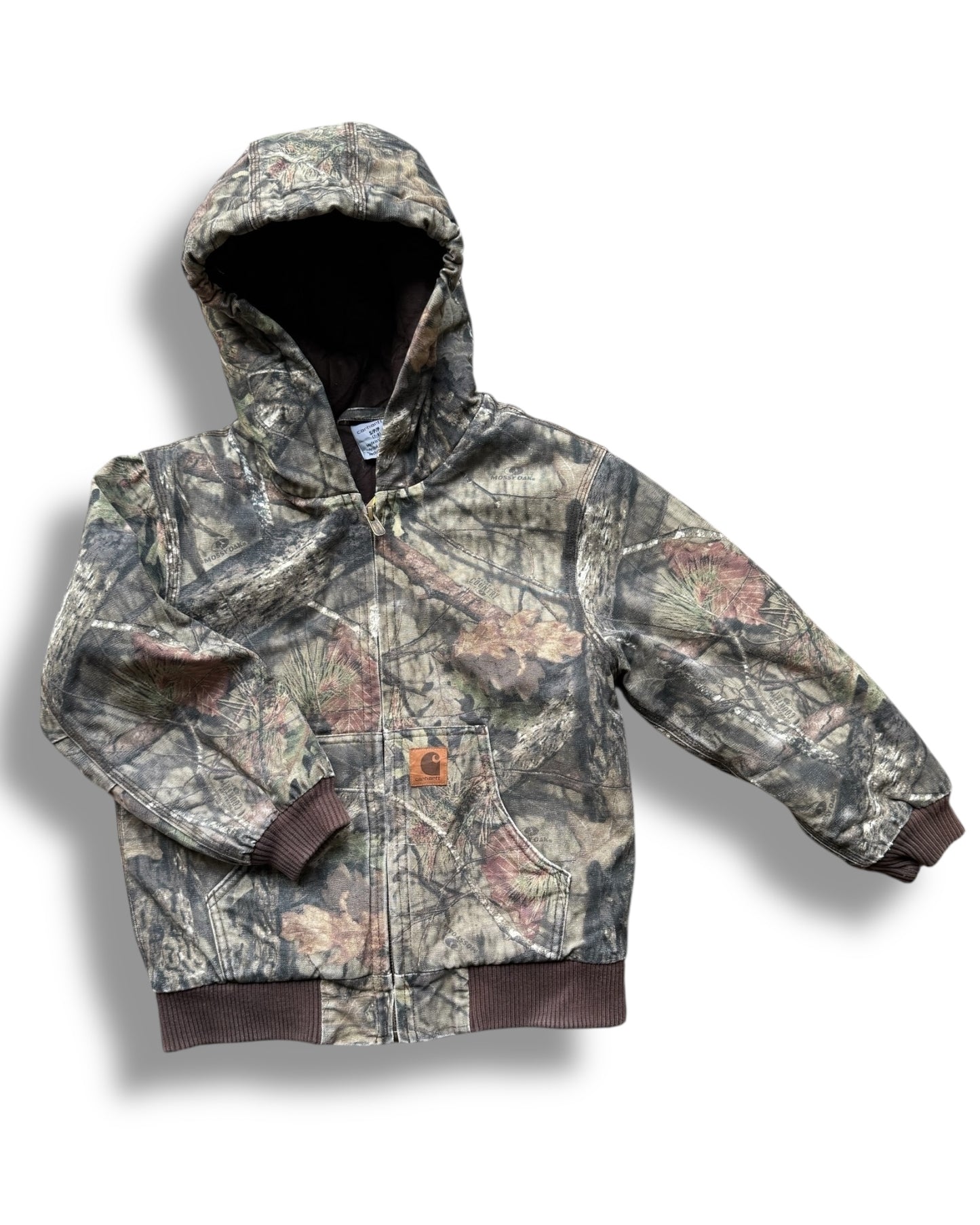 Carhartt kids active jacket in real tree camo