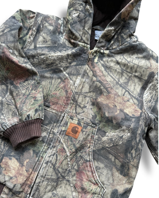 Carhartt kids active jacket in real tree camo