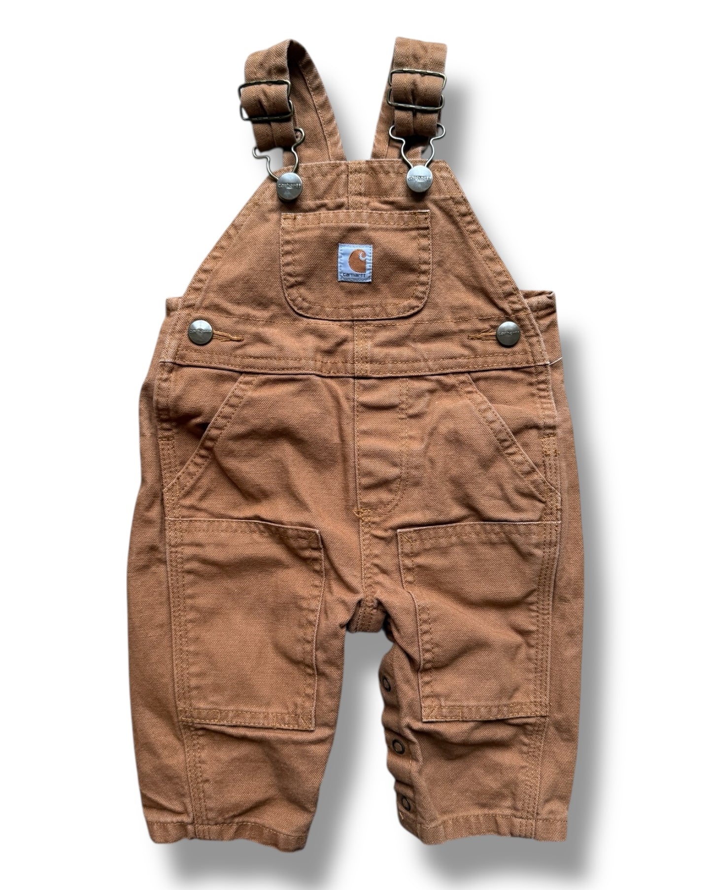 Carhartt baby workwear dungarees in tan