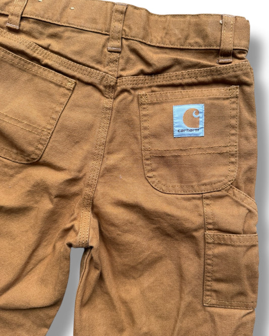 Carhartt kids carpenter jeans in tan