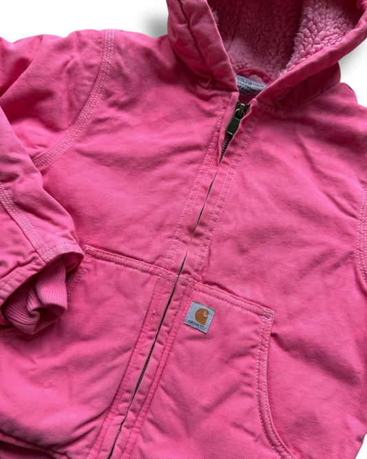 Carhartt kids active jacket in hot pink