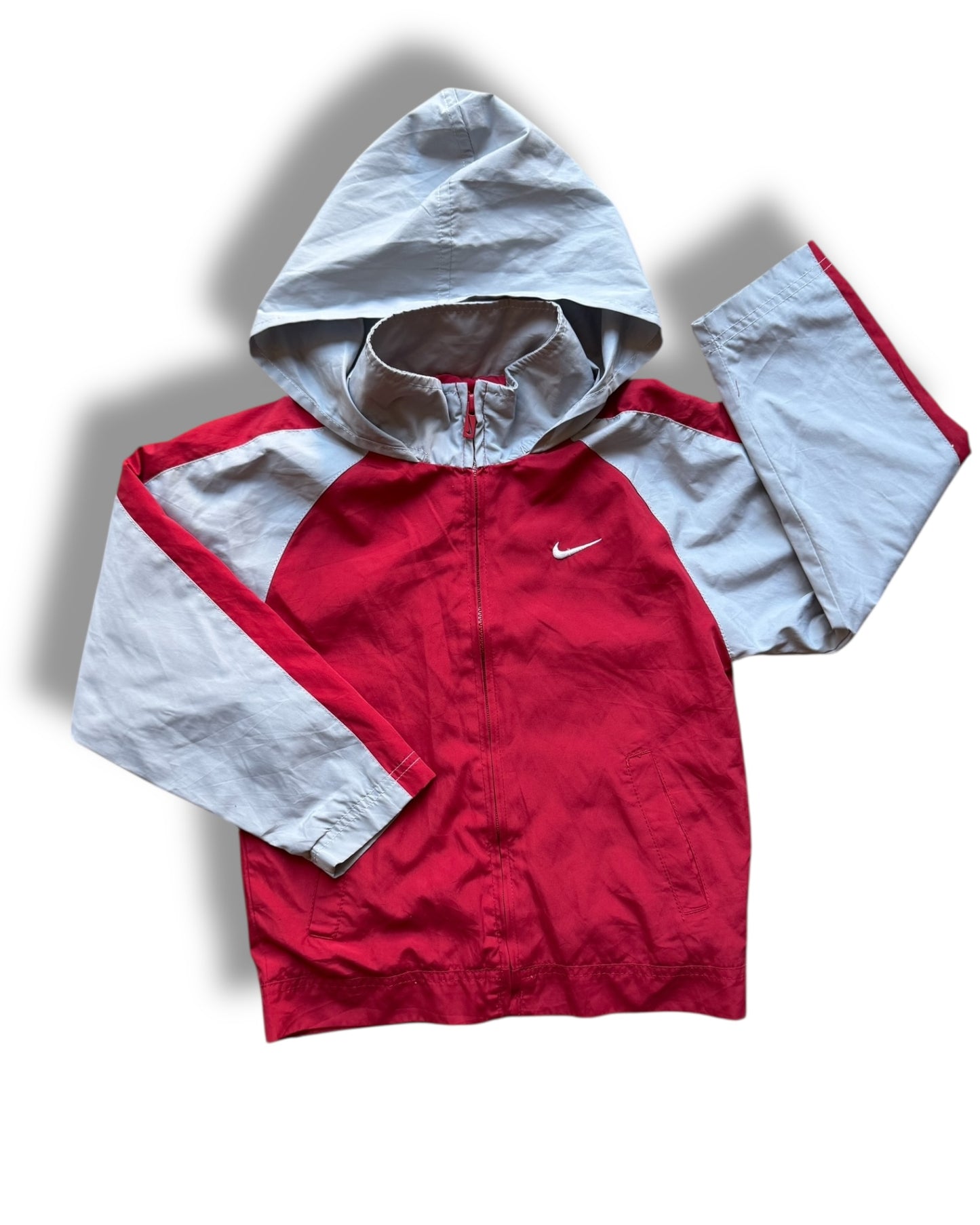 Nike vintage full zip kids windbreaker