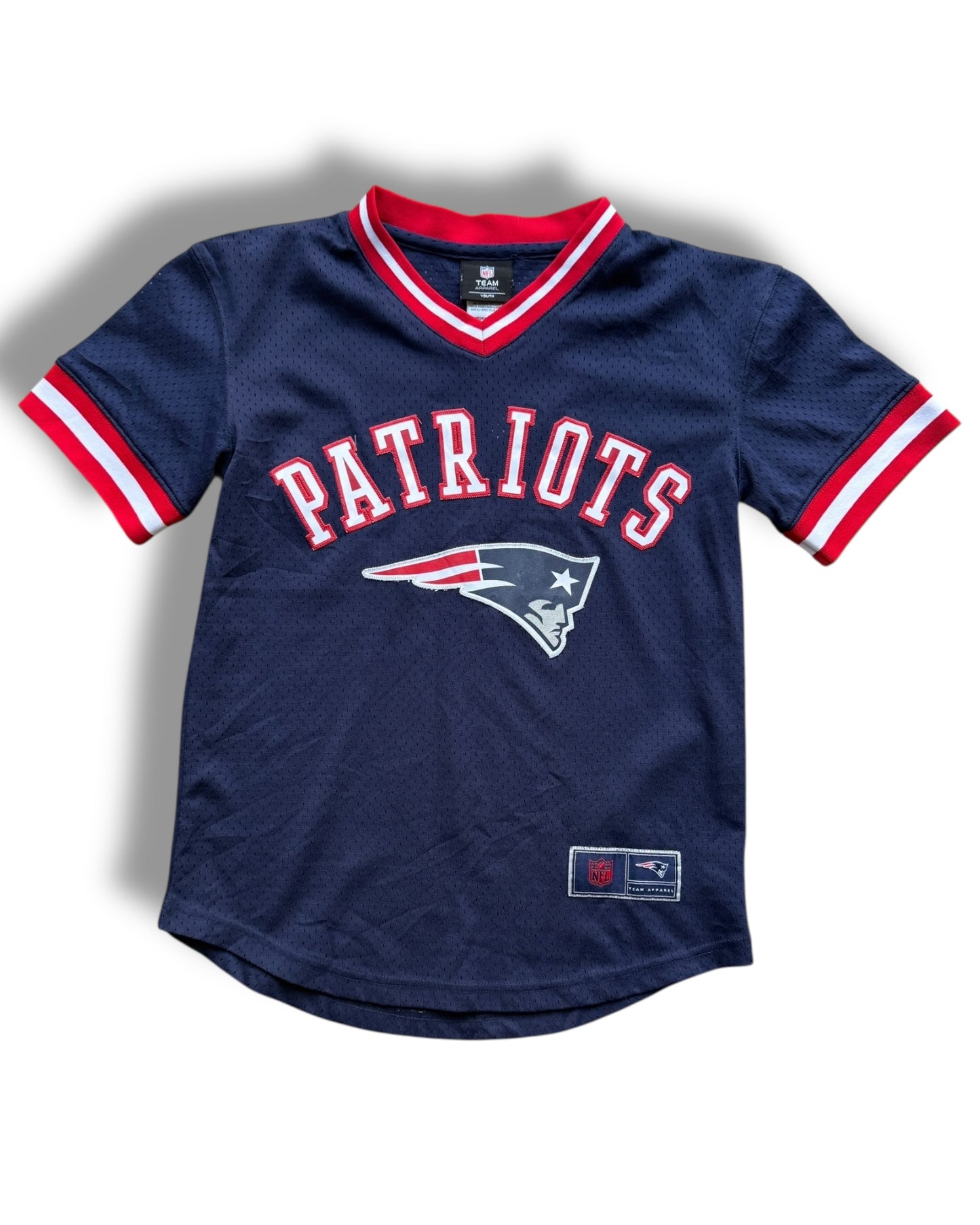 NFL New England Patriots mesh kids football jersey