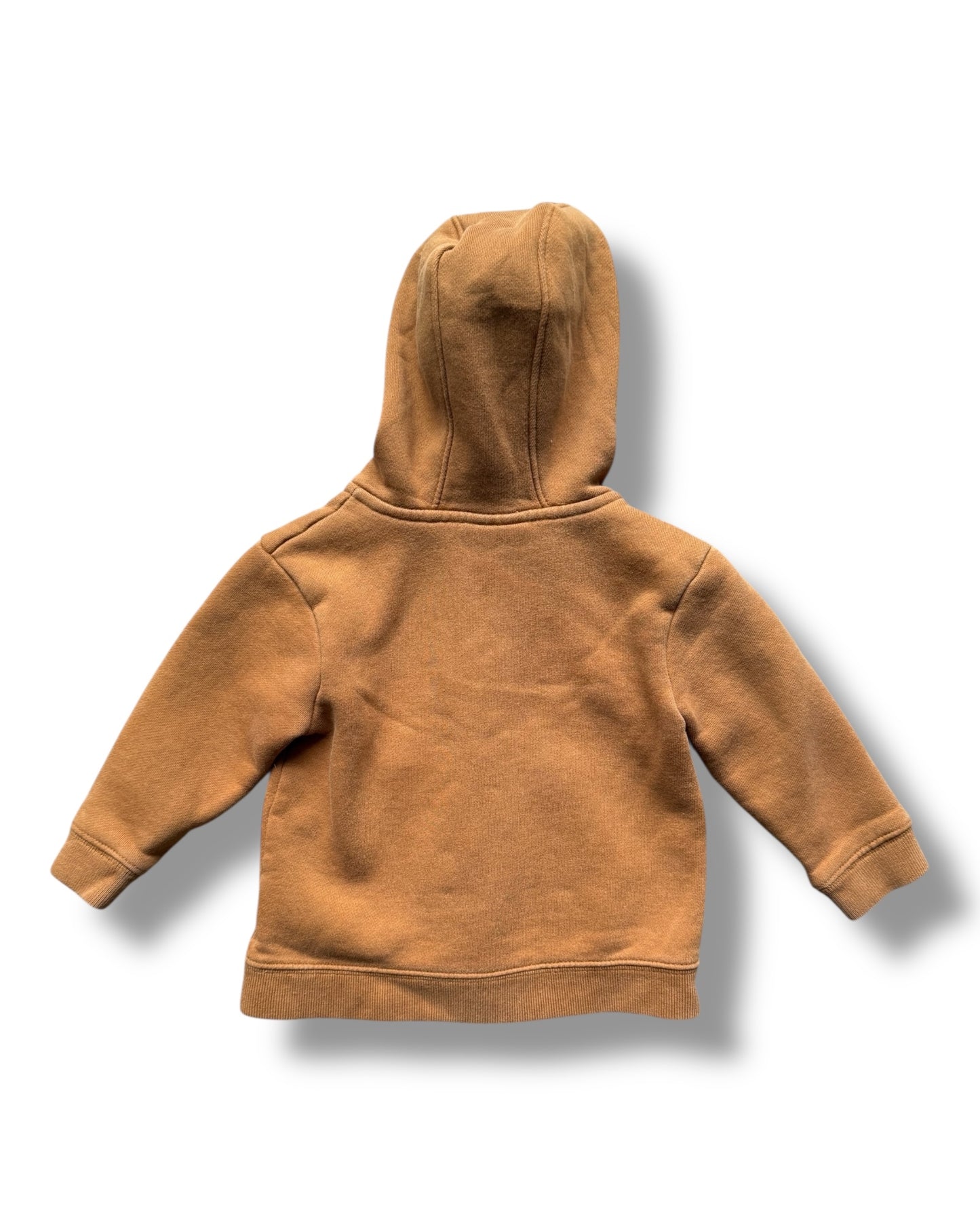 Carhartt toddler tan full zip hoodie