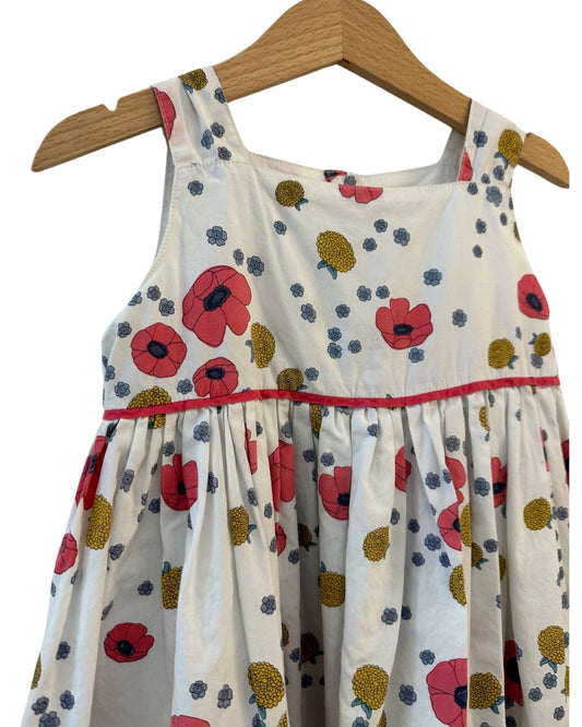 Mamas & Papas poppy print dress (3-4yrs)