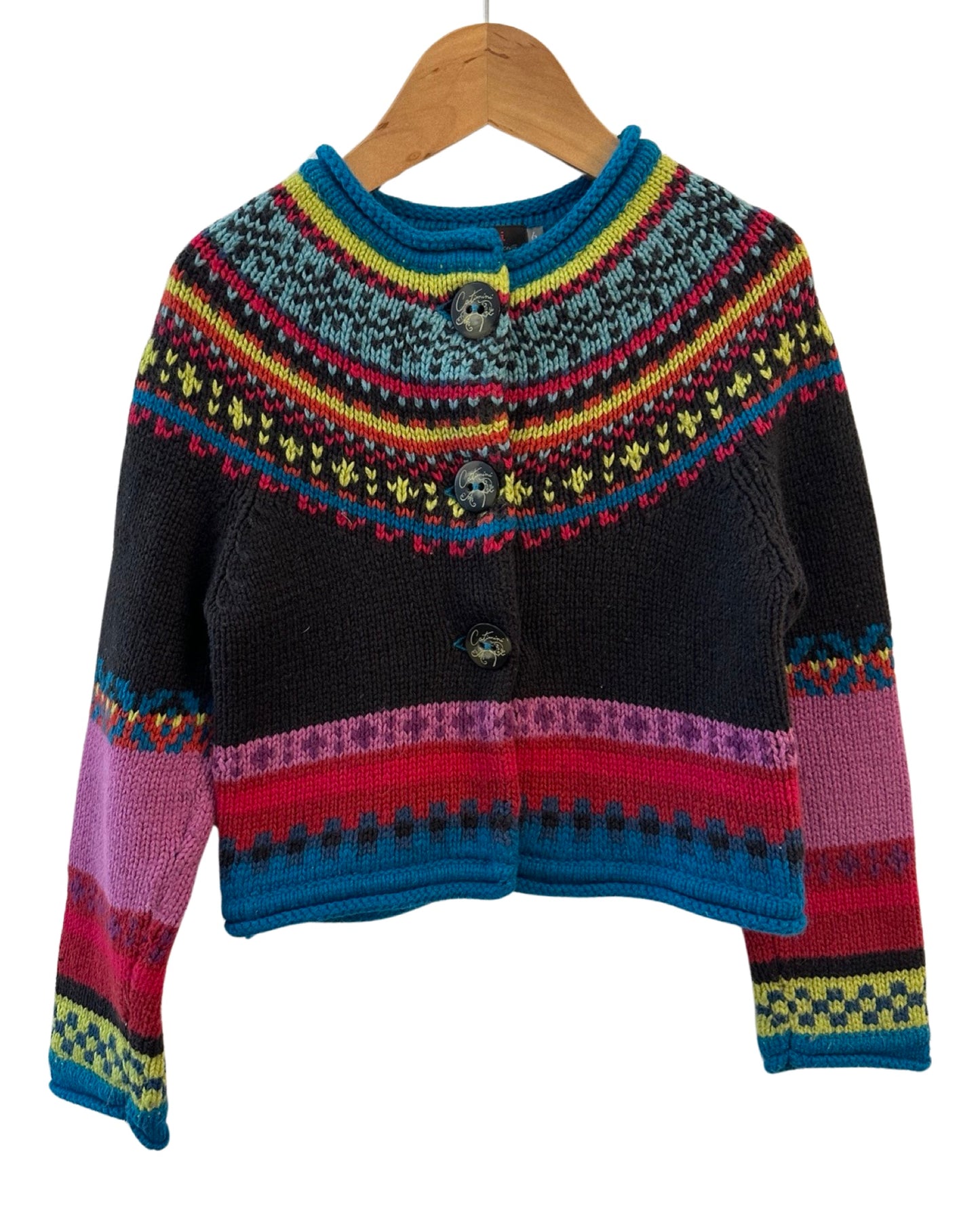 Catimini striped knitted cardigan (5-6yrs)