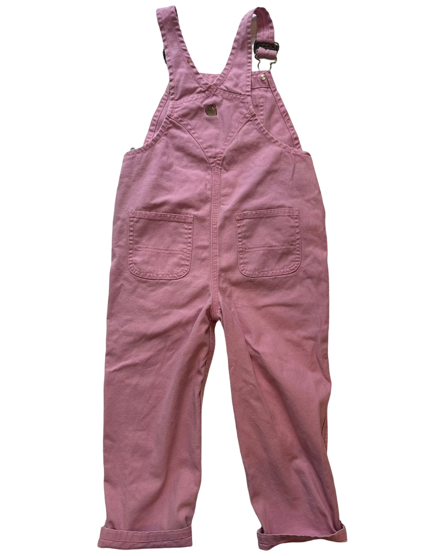 Carhartt pink carpenter overalls (4-5yrs)