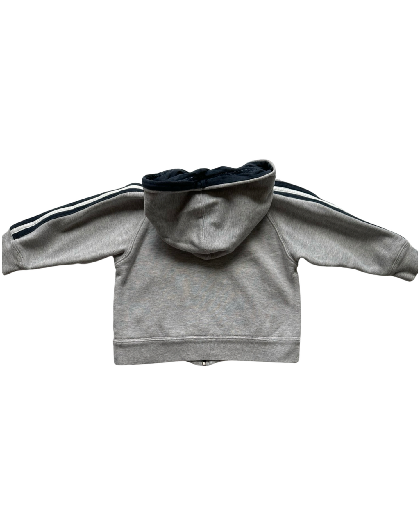 Osh Kosh grey jersey zip up hoodie(2-3yrs)