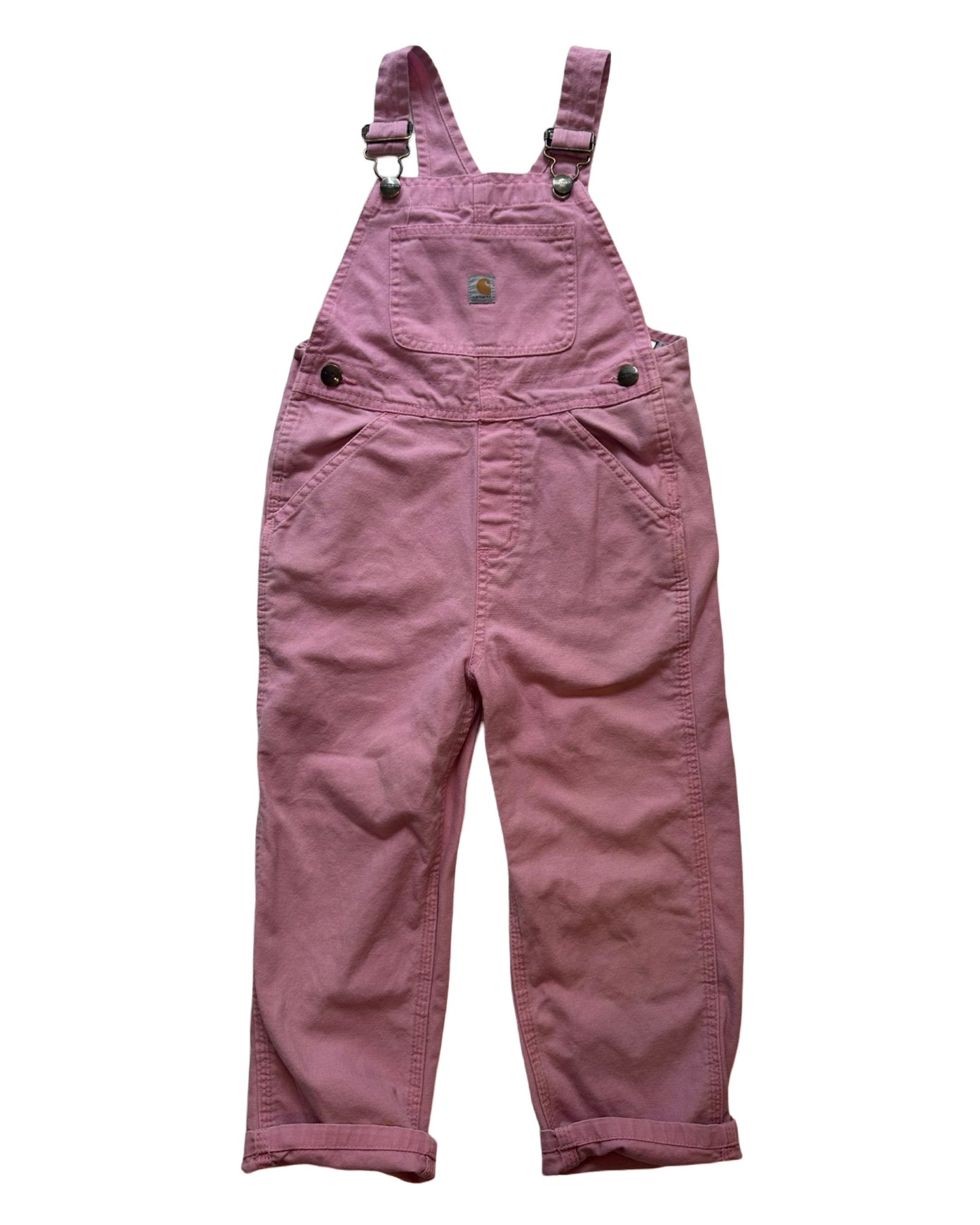 Carhartt pink carpenter overalls (4-5yrs)