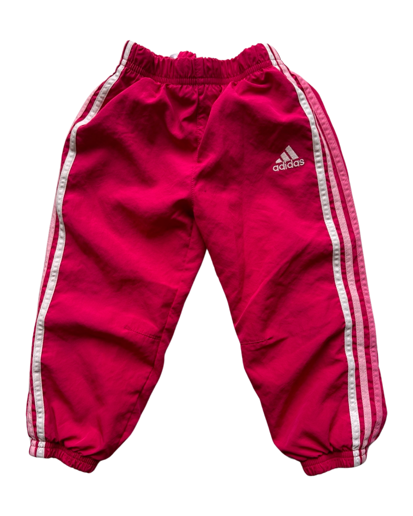 Vintage Adidas pink tracksuit bottoms (size 1-2yrs)